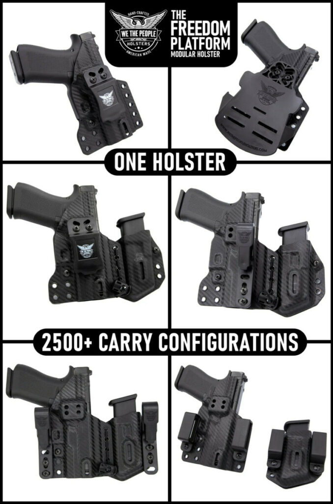 We the people freedom holster platform most comfortable holster with a mag carrier